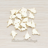 PD.926 // Flat Sparrow Bird Pendant, 2 Pc
