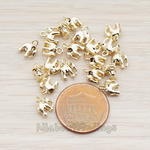 PD.928 // Mini 3D Elephant Pendant, 2 Pc