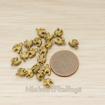 PD.928 // Mini 3D Elephant Pendant, 2 Pc