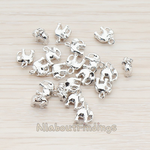 PD.928 // Mini 3D Elephant Pendant, 2 Pc