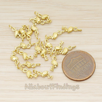 PD.929 // Mini 3D Flamingo Pendant, 2 Pc