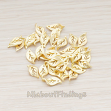 PD.932 // Mini Leaf Charm Pendant, 4 Pc