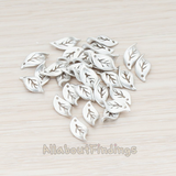 PD.932 // Mini Leaf Charm Pendant, 4 Pc