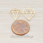 PD.935 // Small Diamond Pendant, 2 Pc