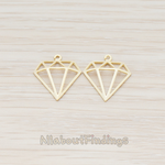 PD.935 // Small Diamond Pendant, 2 Pc