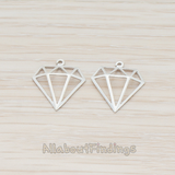 PD.935 // Small Diamond Pendant, 2 Pc
