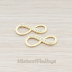 PD.940 // Cubic Zirconia Setting Infinity Pendant, 2 Pc