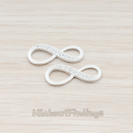 PD.940 // Cubic Zirconia Setting Infinity Pendant, 2 Pc