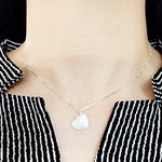 SPD.0130 / 925 Silver Heart Lock&Key Pendant, 1pc / PO118