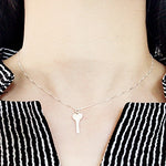 SPD.0130 / 925 Silver Heart Lock&Key Pendant, 1pc / PO118