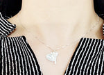 SPD.0130 / 925 Silver Heart Lock&Key Pendant, 1pc / PO118