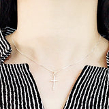 SPD.0133 / 925 Silver Cubic Cross Pendant, 1pc / PO122