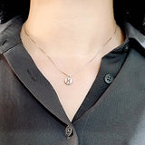 SPD.0177 / 925 Silver Antique H Cilcle Pendant, 1pc / PO184