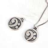 SPD.0178 / 925 Silver Antique Circle Round Pendant, 1pc / PO185
