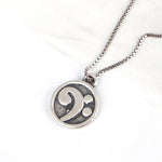 SPD.0178 / 925 Silver Antique Circle Round Pendant, 1pc / PO185