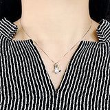 SPD.0179 / 925 Silver Antique Bear Cubic Pendant, 1pc / PO186
