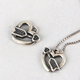 SPD.0184 / 925 Silver Antique Cupid Arrow Pendant, 1pc / PO193