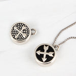 SPD.0185 / 925 Silver Antique Epoxy Arrow Pendant, 1pc / PO194
