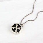 SPD.0185 / 925 Silver Antique Epoxy Arrow Pendant, 1pc / PO194