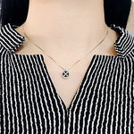 SPD.0185 / 925 Silver Antique Epoxy Arrow Pendant, 1pc / PO194
