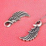 SPD.0189 / 925 Silver Antique Half Wing Pendant, 1pc / PO198