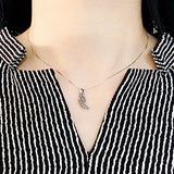 SPD.0189 / 925 Silver Antique Half Wing Pendant, 1pc / PO198