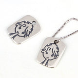 SPD.0193 / 925 Silver Antique Boy Cutting Pendant, 1pc / PO205