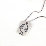SPD.0193 / 925 Silver Antique Boy Cutting Pendant, 1pc / PO205
