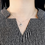 SPD.0194 / 925 Silver Antique Wing Heart Crown Pendant, 1pc / PO207