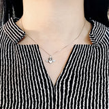 SPD.0194 / 925 Silver Antique Wing Heart Crown Pendant, 1pc / PO207