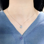 SPD.0197 / 925 Silver Antique Circle Ribbon Pendant, 1pc / PO212
