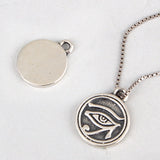 SPD.0199 / 925 Silver Antique Eye of Horus Pendant, 1pc / PO217