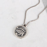 SPD.0199 / 925 Silver Antique Eye of Horus Pendant, 1pc / PO217