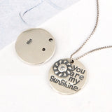 SPD.0208 / 925 Silver Antique Cubic Sunshine Pendant, 1pc / PO229