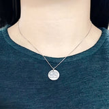 SPD.0208 / 925 Silver Antique Cubic Sunshine Pendant, 1pc / PO229
