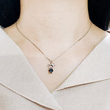 SPD.0214 / 925 Silver Antique Cubic Crown Bear Pendant, 1pc / PO240