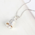 SPD.0247 / 925 Silver Mini Bell Pendant, 1pc / PO279