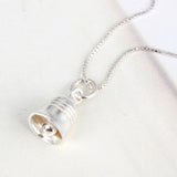 SPD.0247 / 925 Silver Mini Bell Pendant, 1pc / PO279