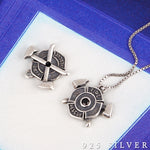 SPD.0062// 925 Silver Antique Fire Rescue Pendant, 1pc / PO304