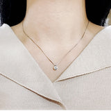 SPD.0042 // 925 Silver Small Smile Circle Pendant, 1pc / PO323