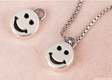 SPD.0042 // 925 Silver Small Smile Circle Pendant, 1pc / PO323