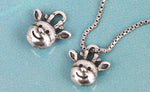 SPD.0037 // 925 Silver Antique Rudolph Face Pendant, 1pc / PO330