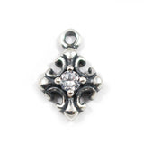 SPD.0039 // 925 Silver Antique Cubic Cross Pendant, 1pc / PO332