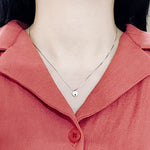 SPD.0041 // 925 Silver Antique Mini Circle Cubic Pendant, 1pc / PO335