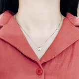 SPD.0041 // 925 Silver Antique Mini Circle Cubic Pendant, 1pc / PO335