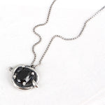 SPD.0034 // 925 Silver Antique Heart Cubic Pendant, 1pc / PO339