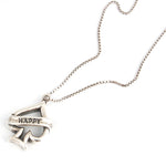 SPD.0023 // 925 Silver Antique Happy Heart Pendant, 1pc / PO350