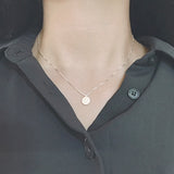 SPD.0026 // 925 Silver Simple Round Circle Pendant, 1pc / PO353