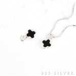 SPD.0017 // 925 Silver Epoxy Mini Clover Pendant, 1pc / PO355