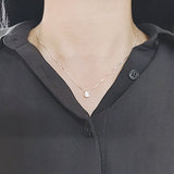 SPD.0021 // 925 Silver Water Drop Cubic Pendant, 1pc / PO359